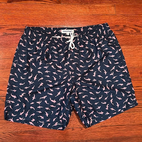 maamgic means Quick Dry printed swim trunks with  lining XL - Picture 2 of 7